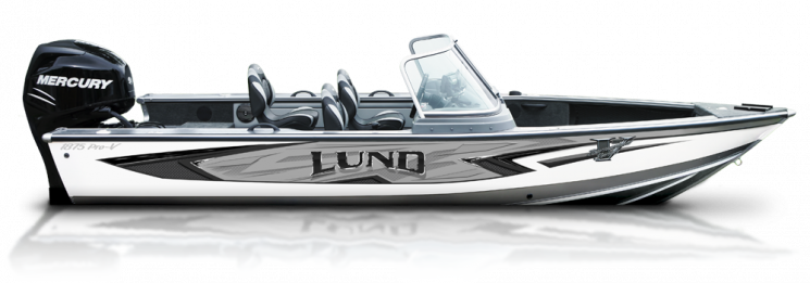 a lund 1875 pro v fishing boat sold at gordon bay marine in muskoka and parry sound